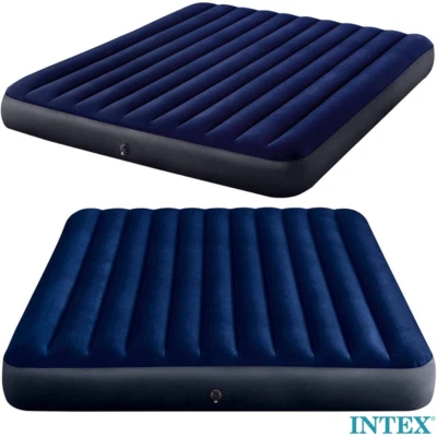Intex MATERASSO MATRIMONIALE GONFIABILE LETTO 152x203x25 cm Classic Downy 64759 - Immagine 1 di 4