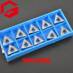 10pcs TCGT 16T302 TCGT32.50.5 CNC boring inserts for aluminum - Picture 1 of 4