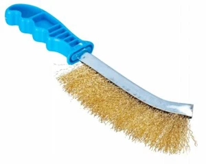 Drahtbürste Messingbürste Bremsenbürste Bremssattelbürste 240mm Wellendraht - Bild 1 von 3