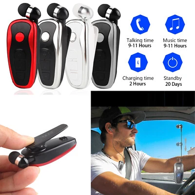 Bluetooth Headset Hands-free Wireless Stereo Earpiece Driving Earphone with Mic - Image 1 of 4