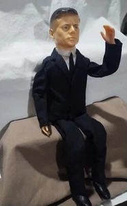 SELTENE John Kennedy verstellbare 14" Figur Präsident JFK Japan ausgefallene Puppe TKR Vintage - Bild 1 von 20