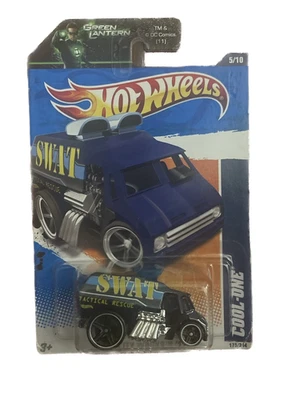 2011 Hot Wheels #175 City Works-SWAT Tactical Rescue COOL-ONE; Dark Blue  - Image 1 of 2