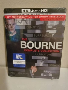 The Bourne Complete Collection 4K Steelbook BRAND NEW & FACTORY SEALED OOP - Picture 1 of 2