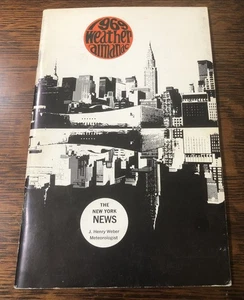 1969 Wetteralmanach Broschüre - The New York News - J Henry Weber Meteorologe - Bild 1 von 6