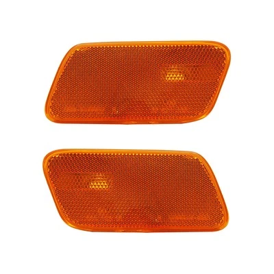 NEW PAIR OF SIDE MARKER LIGHTS FITS MERCEDES BENZ E55 AMG SEDAN 00-02 MB2551103 - Image 1 of 2