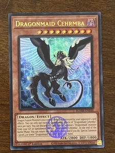 Yu-Gi-Oh! Dragonmaid Cehrmba BLMM-EN048 Ultra Rare 1st Edition VLP - Picture 1 of 11