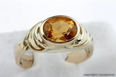 Topaz Ring 8k 333 Er Yellow Gold Size 58 18,5mm Top Foto 1 de 4