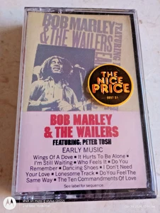 NEW SEALED BOB MARLEY & THE WAILERS EARLY MUSIC PETER TOSH CASSETTE TAPE - Picture 1 of 2