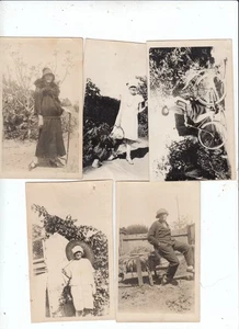 5 OLD PHOTOS fashionable 1920's young woman varoius outfits South Australia - Bild 1 von 1