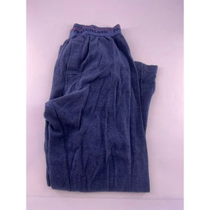 Polo Ralph Lauren lange Unterwäsche Herren mittelblau Nachtwäsche Hose adrette bequeme - Bild 1 von 6