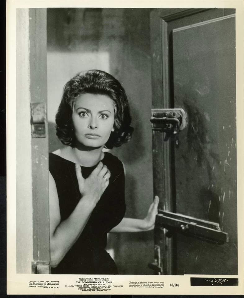 SOPHIA LOREN in The CONDEMNED of ALTONA 1963 Sexy 8 x 10 Glamour Still vv - Image 1 of 1