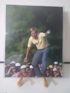 Jack Nicklaus foto autografata firmata 8x10 con lettera di autenticità - Foto 1 di 7