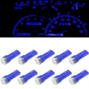 10Pcs T5 LED Bulbs Blue Dashboard Lights for Subaru Impreza WRX 2002-2007 - Picture 1 of 7