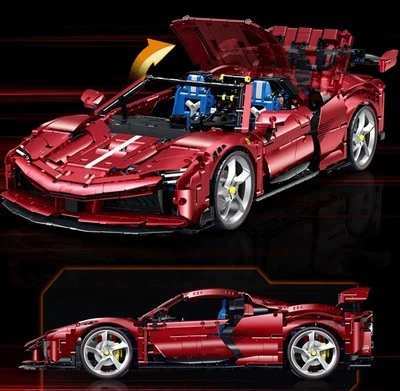 Ferrari Stradale SF90, NISB 1:8 Scale Technic Set, 4,260 Pcs - Image 1 of 4