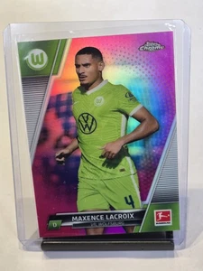 Topps Chrome Bundesliga 23 24 Maxence Lacroix Vfl Wolfsburg Refractor #/399 - Bild 1 von 2