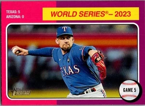 2024 Topps Heritage #465 Serie Mundial 2023: Juego - Imagen 1 de 2