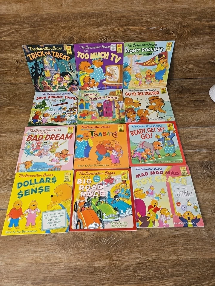 Berenstain Bears Book Lot Of 12 Paperback VTG  - Image 1 of 4