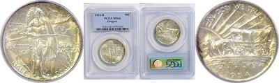 1934-D Oregon Trail Commemorative Half Dollar  -  PCGS MS-66 - Image 1 of 3