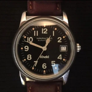 Reloj Hamilton King Caqui Automático 8753 Vintage Hombre 25 Joyas Suizo ETA2824-2 - Imagen 1 de 12