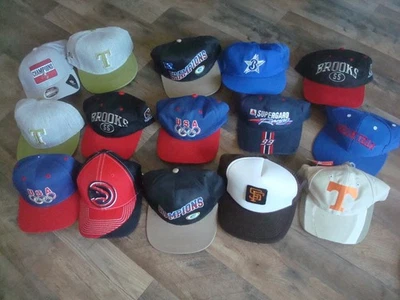 15 ШЛЯП ОЛИМПИЙСКИХ ИГР MLB NFL SPORTS БЕЙСБОЛКИ 90-Х ОПТОВЫЙ ЛОТ ШЛЯПЫ ВИНТАЖНАЯ КЕПКА - Изображение 1 из 4