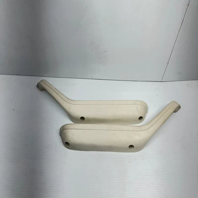 1974-1978 MUSTANG 11 ARMREST PAD Door handle Pulls Driver Passenger White - Image 1 of 4