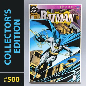 BATMAN #500 Comic Book (DC 1993) | Collector's | Die-Cut Foil Cover | VF/NM - Picture 1 of 17