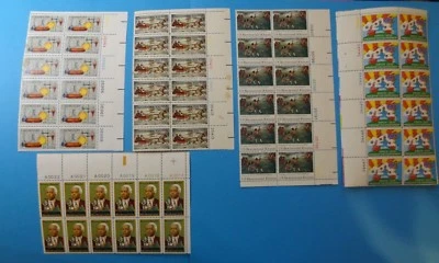 Stamps US * Misc Pl#  Blocks of 12 * Unused * SC 1527 1551 1563 1685 1804 #5 - Image 1 of 4