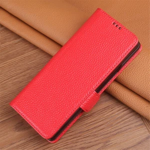 Book Style Flip Genuine Leather Wallet Case Cover For Google Pixel - Picture 1 of 20