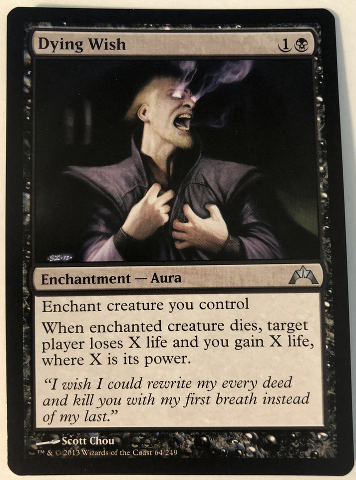 MTG Dying Wish Gatecrash 64 Regular Uncommon - Image 1 of 1