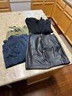 Women's Leather leather Skirt Chia Nike Levis Polo Black Sweaters Bundle (5)