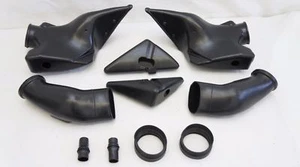 Juego de conductos de tubo de admisión de aire ABS Ram apto para Honda CBR600RR 2005-2006 negro - Imagen 1 de 4