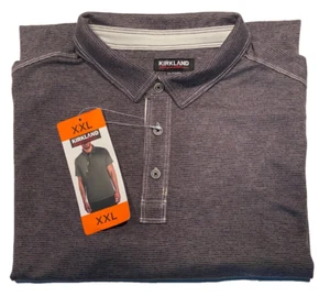 Men's Kirkland Signature Performance Polo Shirt XXL Grey item 7771417 - Picture 1 of 6