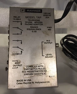 Raymer Model Tap Telephone Trunk Access Paging Adapter, RJ11, gebraucht - Bild 1 von 4