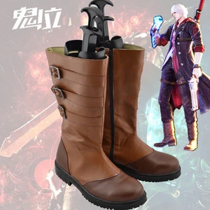 Devil May Cry 4 Nero Spiel Cosplay Dante Vergil Stiefel Stiefel Schuhe Ausrüstung - Bild 1 von 3