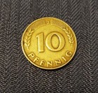 10 DM Pfennig Bank  Deutscher Lnder 1949 J