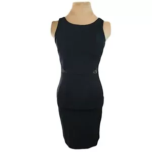Mini vestido para mujer Forever 21 negro funda encaje recortado pequeño - Imagen 1 de 8