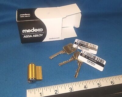 Medeco KIK Cylinder W/ 3 Key Including Control Key For Sargent Greenleaf 831 • 89.34£