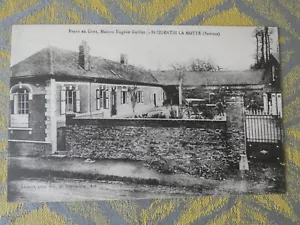 CPA somme st quentin le motte maison gaillot peaux en gros - Picture 1 of 1