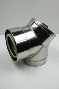 Viessmann AZ-Revisionsbogen 87° Grad DN 110 / 160 mm PP Edelstahl - 7568119 - Picture 1 of 6