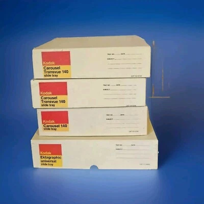 Kodak Carousel Transvue 140 Projector Slide Tray & Ektagraghic Universal Slide - Image 1 of 4