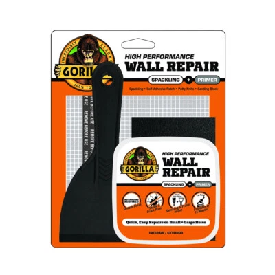 Gorilla Wall Repair KIT Spackling + Primer 236 ml Shrink & Crack Resistant - Photo 1/4