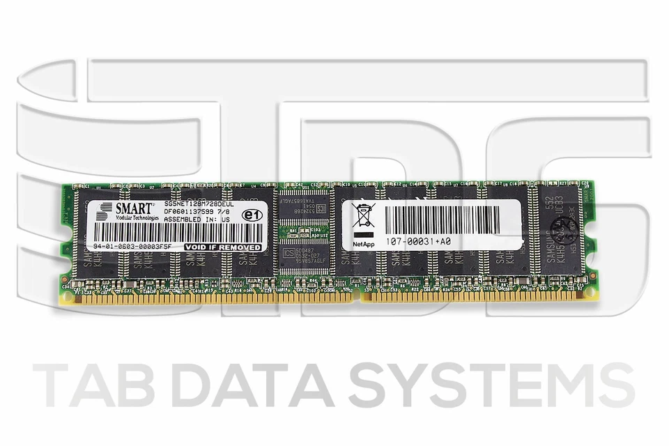 NetApp X3185A-R5 1GB ECC DIMM FAS30x0 107-00031+A0 - Image 1 of 1