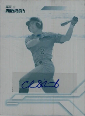 Chase D'Arnaud 2009 TriStar Rookie Autograph Printing Press Plate Auto RC 1/1 - Image 1 of 2