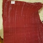 Placemats Deep Red Sparkly Holiday Oblong 12x19 in Woven Set of 4. Dining