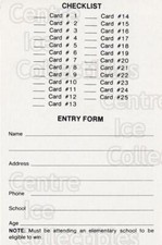 1981-82 Saskatoon Blades #25 Checklist