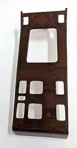 SCHALTKONSOLE SCHALTBRETT WURZELHOLZ HOLZ WOOD MERCEDES W124 A124 NEU 19 - Picture 1 of 6