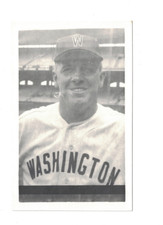 Marty Kutyna Washington Senators Vintage Baseball Postcard Size Photo RH2