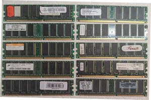 RAM 184pin DIMMs SINGLE-Sided DDR 266 333 400 PC2100 PC2700 PC3200 256MB 512 768 - Picture 1 of 19