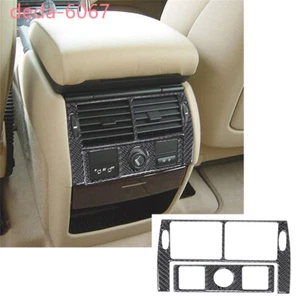 Cubierta del panel de salida de ventilación de aire trasero de fibra de carbono para accesorios BMW X5 E53 2000-06 - Imagen 1 de 13
