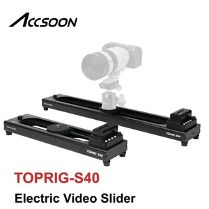 ACCSOON Toprig S40 Motorized Camera Slider 40cm App Wireless Control Slider Rail - Picture 1 of 8